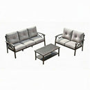 Patio Furniture Set with Coffee Table and Cushions for Backyard by HouseOfZazla