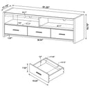 Bossert - 3 Drawer Stand - Black