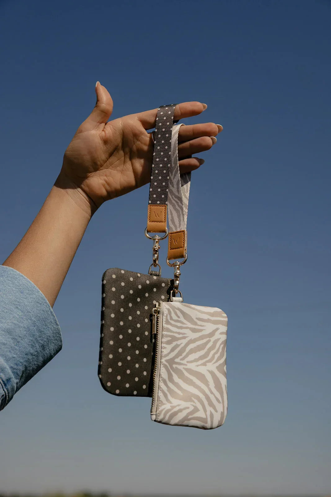 Cocoa Dot Zipper Pouch, photo 7 of 9