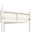 Full Size Low Loft Bed with Full-Length Guardrails