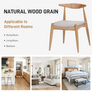Elegant Dining Chairs With Ergonomic Backrest & Comfort Cushions (Set of 2)