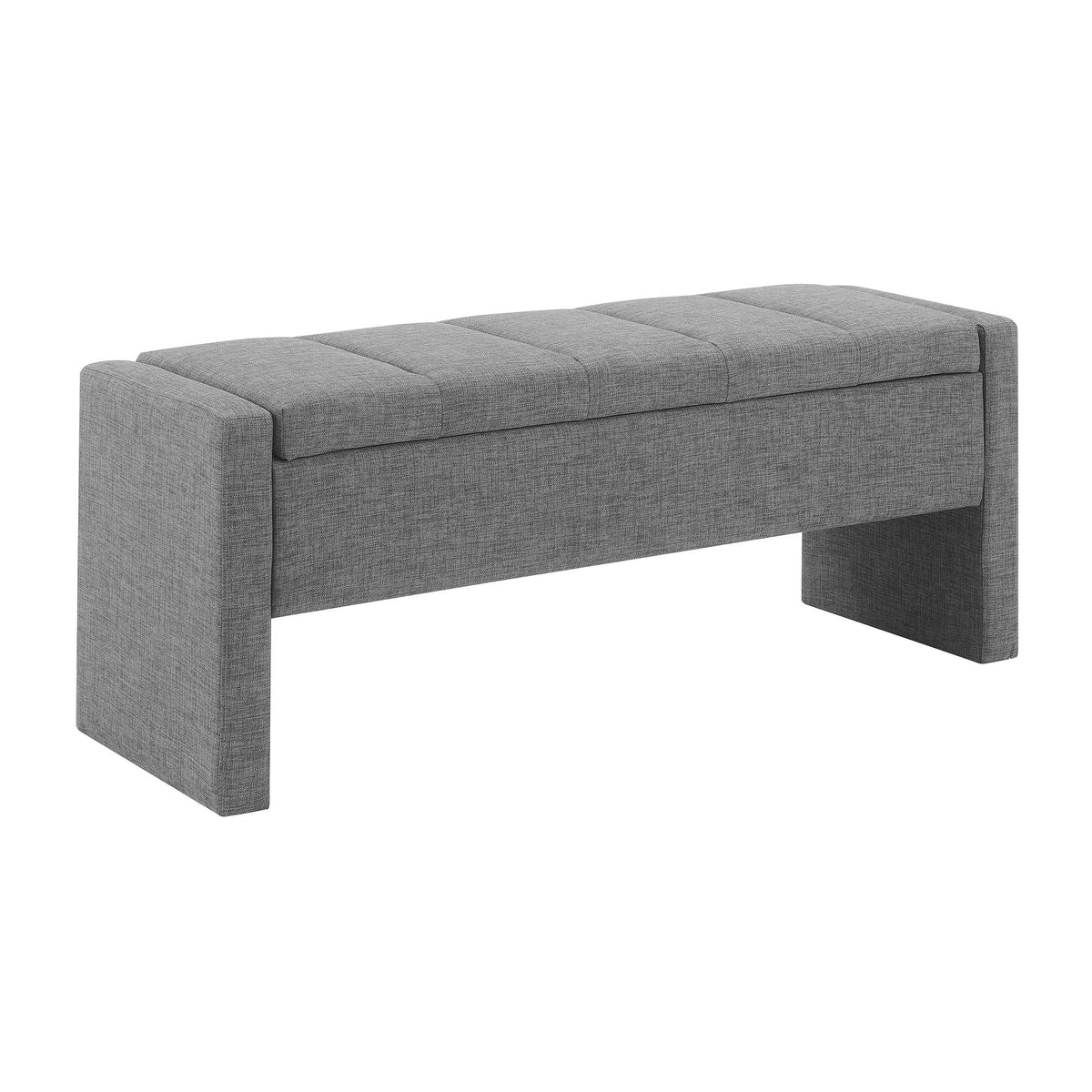 Modern Upholstered Large Bed End Bench With Storage, photo 2 of 20