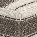 Grady - Handcrafted Square Pouf by HouseOfZazla