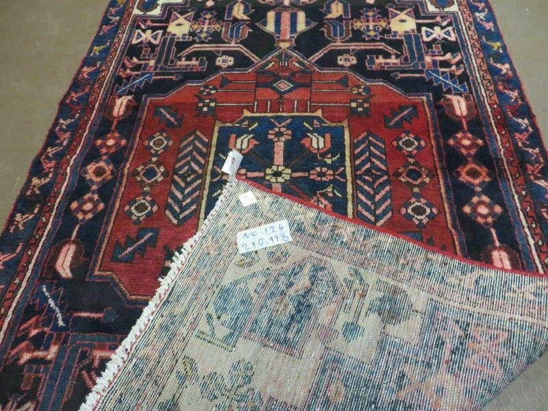 4' X 7' Antique 1920 Handmade Turkish Anatolian Wool Rug Veg Dye Nice