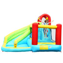 6-in-1 Inflatable Bounce House with Climbing Wall and Basketball Hoop without Blower by LJGDeals
