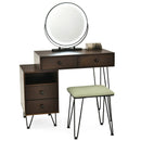 Modern Dressing Table with Storage Cabinet by LJGDeals