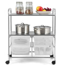 Mobile 4 Drawers Shelves Rolling Storage Cart Rack by LJGDeals
