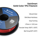 Neon Scarlet, Cyberpunk Color TPU 1.75mm Filament 0.8kg/1.76lb