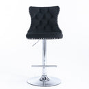Swivel Adjustable Height Barstools Set of 2