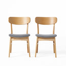 Brilliantine - Dining Chair With Cushion And Wood Frame (Set of 2) by HouseOfZazla
