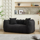 Cozy Beanbag Chair With High Resilience Foam Core For 2 by HouseOfZazla