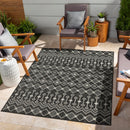 Sunshine - 5'3" X 7'3" Indoor, Outdoor Area Rug - Anthracite by HouseOfZazla