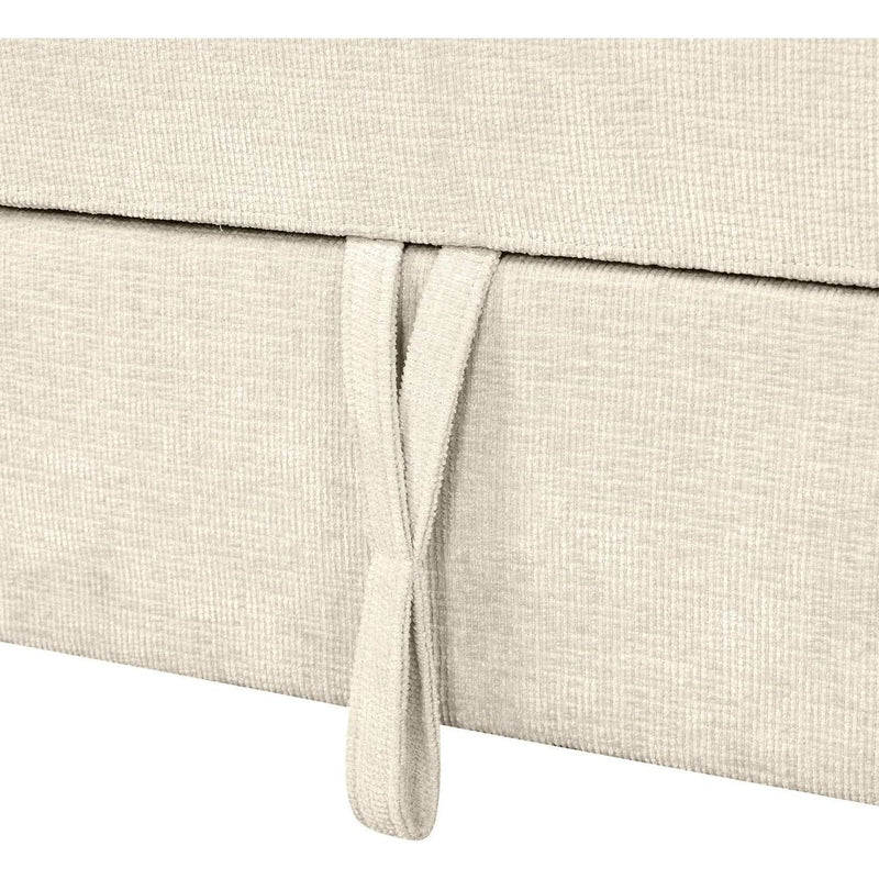 90" Pull Out Sleeper Sofa L-Shaped Couch Convertible Sofa Bed with Storage Chaise, Storage Racks and USB Ports (SG001340AA), Beige