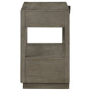 Durango 2-drawer Nightstand Bedside Table Taupe Oak
