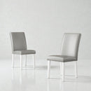 Upholstered Dining Chair With High Back Design (Set of 2) by HouseOfZazla