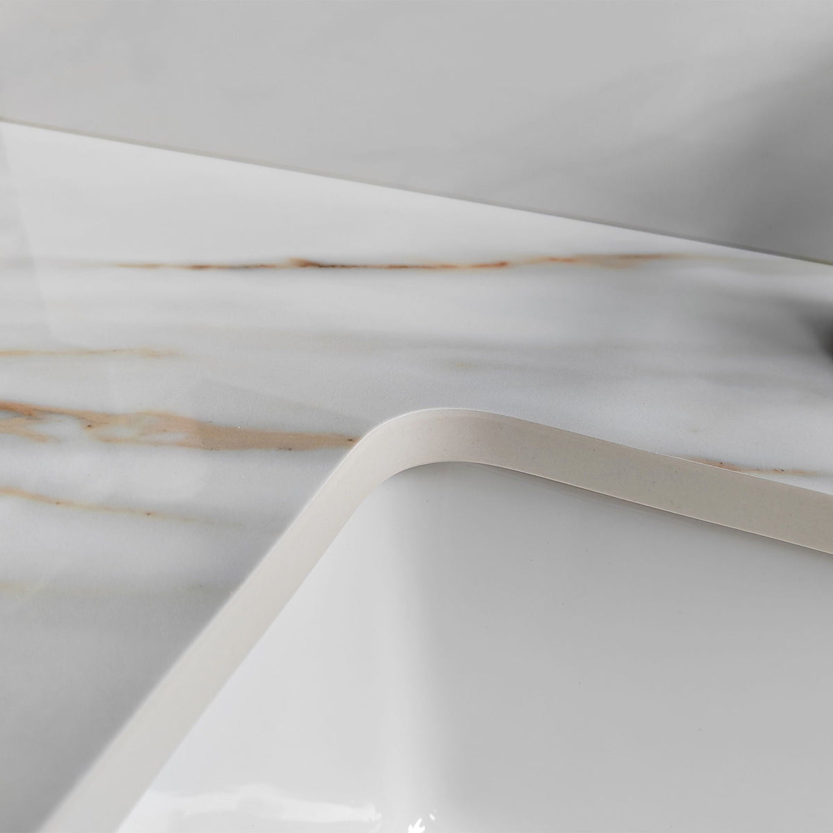 Vanity Top With Undermount Sink And Backsplash, Sintered Stone, photo 4 of 40