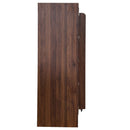 Freestanding Buffet Cupboards Sideboard With Doors & Shelves, Kitchen Pantry Storage Cabinet - Walnut by HouseOfZazla