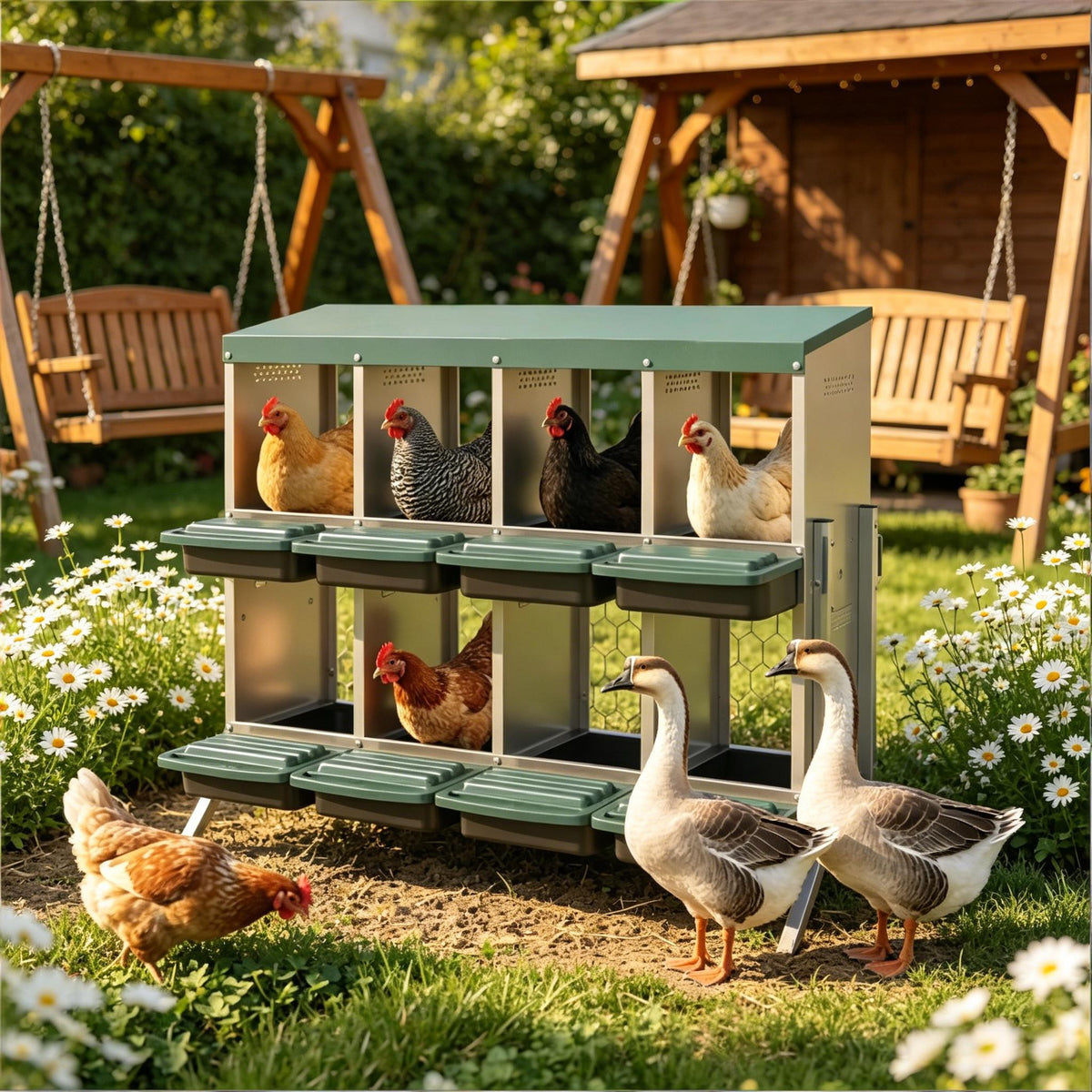 Egg Laying Boxes, Metal Nesting Boxes, Chicken Nesting Boxes, photo 8 of 8