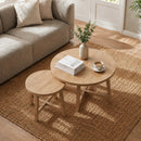 Set of 2 Round Nesting Coffee Tables