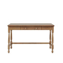 Tabitha - Desk With Drawer And Turned Legs - Natural by Unique Piece Furniture