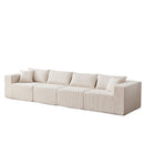 Modular L Shaped Sectional Compressed Sofa, Free Combination by HouseOfZazla