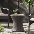 Thrive - Hourglass Rattan Table With No Glass Top by HouseOfZazla