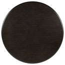 Twyla 5-piece Round Wood Dining Room Table Set Dark Cocoa
