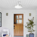 Bulb-Type Small Size Ceiling Fan With Retractable Blades by HouseOfZazla