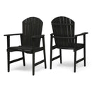 Outdoor Weather Resistant Acacia Wood Adirondack Dining Chairs (Set of 2) by HouseOfZazla