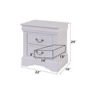 Louis Philippe III - Sleek Design Nightstand by Unique Piece Furniture