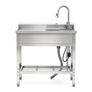 Stainless Steel Utility Sink, Freestanding Sink 2 by HouseOfZazla