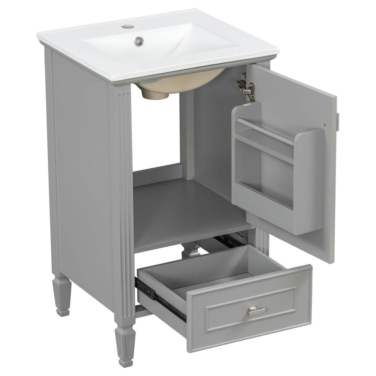 Retro Bathroom Vanity With Sink, photo 3 of 40
