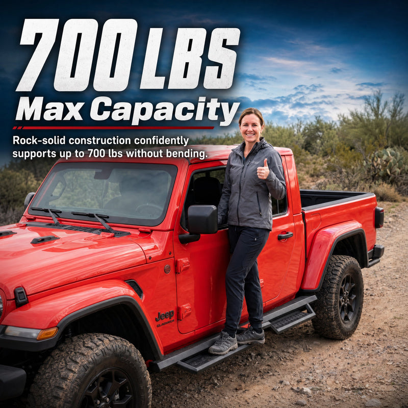 Hexagonal Style Running Boards for Jeep Gladiator JT, photo 9 of 10