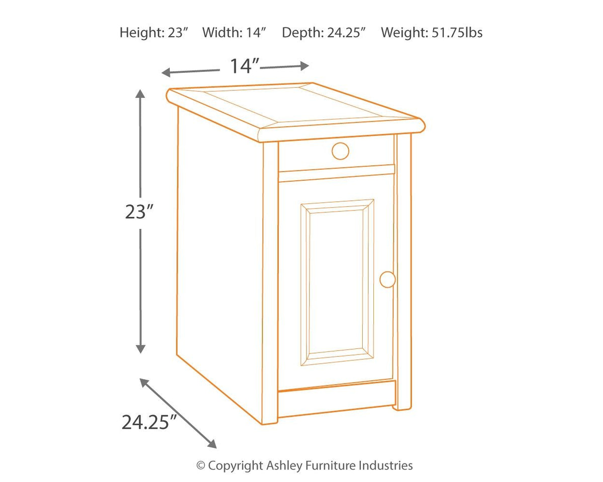 Bolanburg - Chair Side End Table, photo 3 of 13