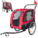 2-in-1 Bike Trailer & Pet Stroller for Dogs up to 100lbs by HouseOfZazla
