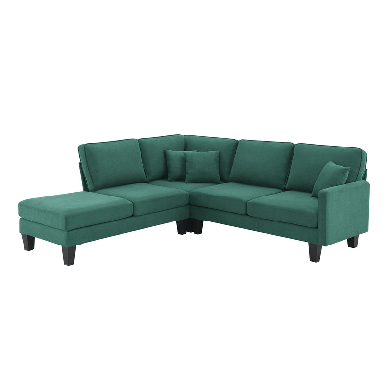 Walker Edison | Terrycloth Modern Sectional Sofa