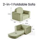 Tiny Land® GentleSnug Kid Chair - Sage