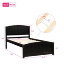 Platform Bed & Headboard, Footboard And Wood Slat Support by Unique Piece Furniture