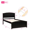 Platform Bed & Headboard, Footboard And Wood Slat Support by HouseOfZazla