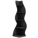 5 Tier Wavy Corner Bookshelf And Plant Stand For Living Room by HouseOfZazla
