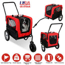 2-in-1 Pet Bike Trailer and Stroller for Small to Medium Pets by LJGDeals