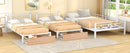 Triple Bunk Bed With Drawers And Guardrails by Unique Piece Furniture