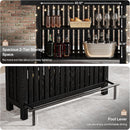 2 Tier Mini Bar Table For Kitchen - Black by HouseOfZazla