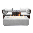 Outdoor Elegance Conversation Set With Fire Pit by Unique Piece Furniture