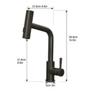 360° Rotation Pull-Down Kitchen Faucet - Oil Rubbed Bronze