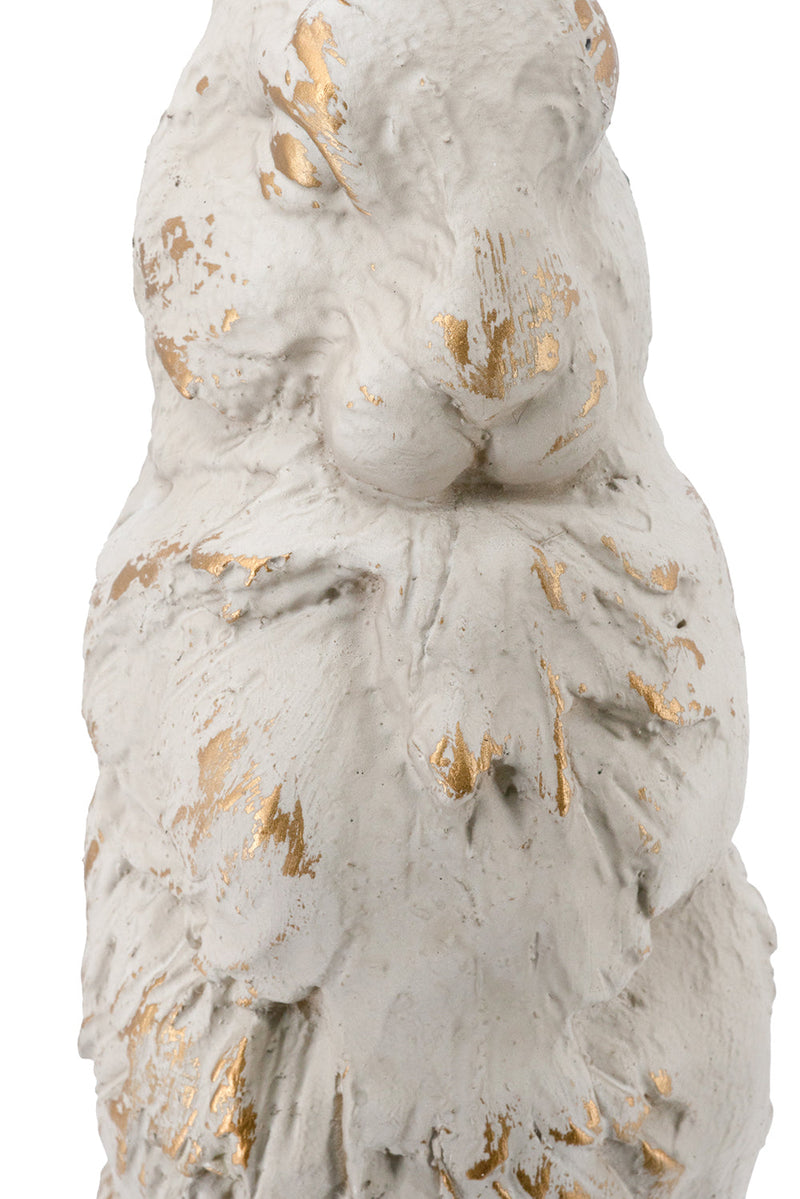 Large Magnesium Sitting Rabbit Figurine, photo 8 of 10
