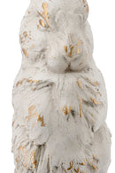 Large Magnesium Sitting Rabbit Figurine