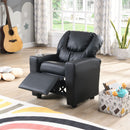Sally Deluxe Kids Recliner Chair With Cup Holder - Black by HouseOfZazla