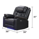 Challenger - LED Power Recliner Set