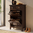 Acadian - Entryway Shoe Storage Cabinet - Brown by HouseOfZazla